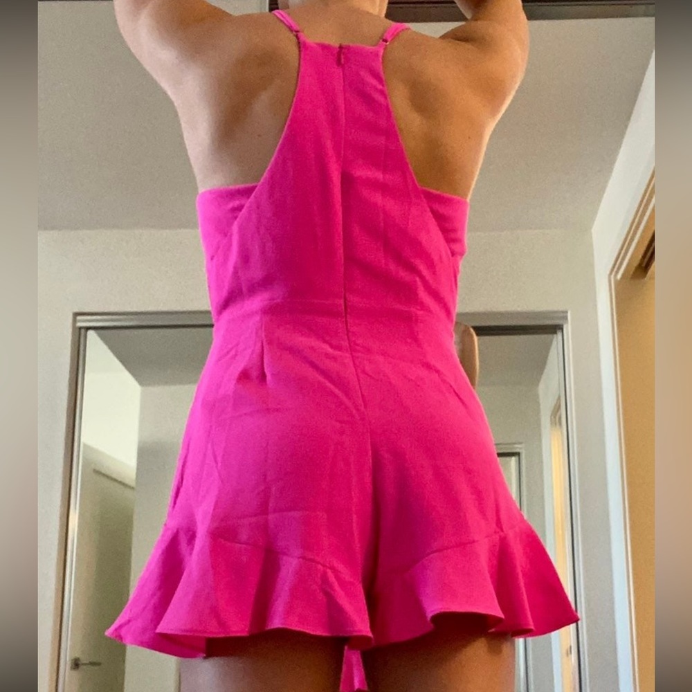 Hot Pink Romper